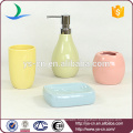 2015 Colorful Bathroom Accessory Soap Dispenser Tumbler Toothbrush Holder